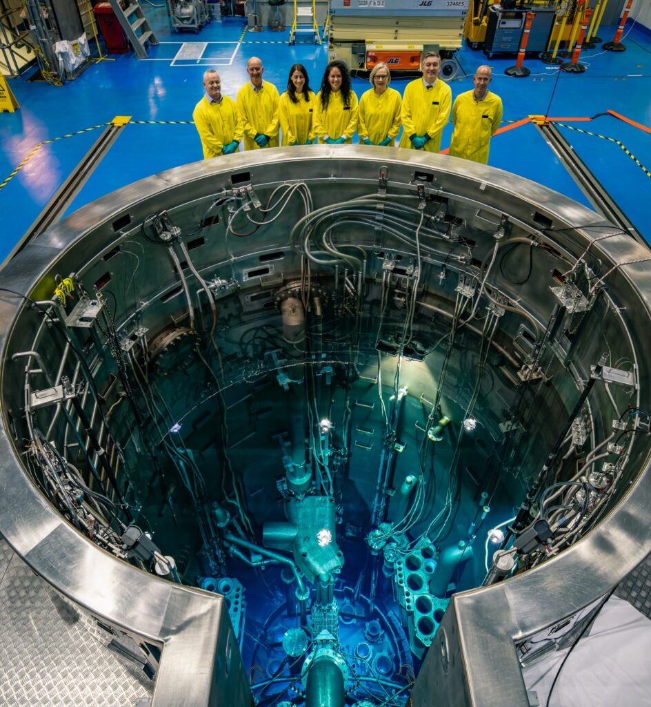 ASC and ANSTO team members at the OPAL Reactor at ANSTO, Lucas Heights.